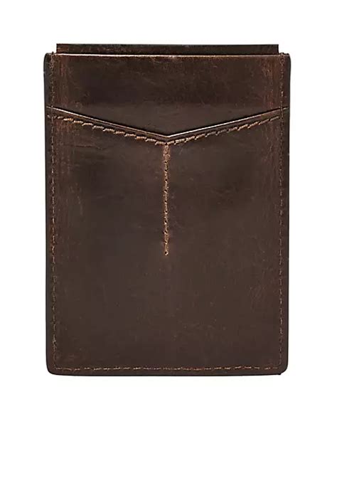 derrick rfid magnetic card case review|Fossil Men's Derrick Leather RFID.